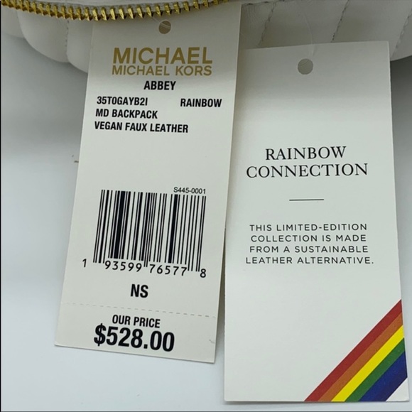 MICHAEL KORS ABBEY MD BACKPACK VEGAN FAUX … - Picture 9 of 16